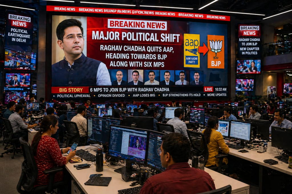 Right Man in Wrong Party : Raghav Chadha Quits AAP, Heading Towards BJP Along With Six MPs