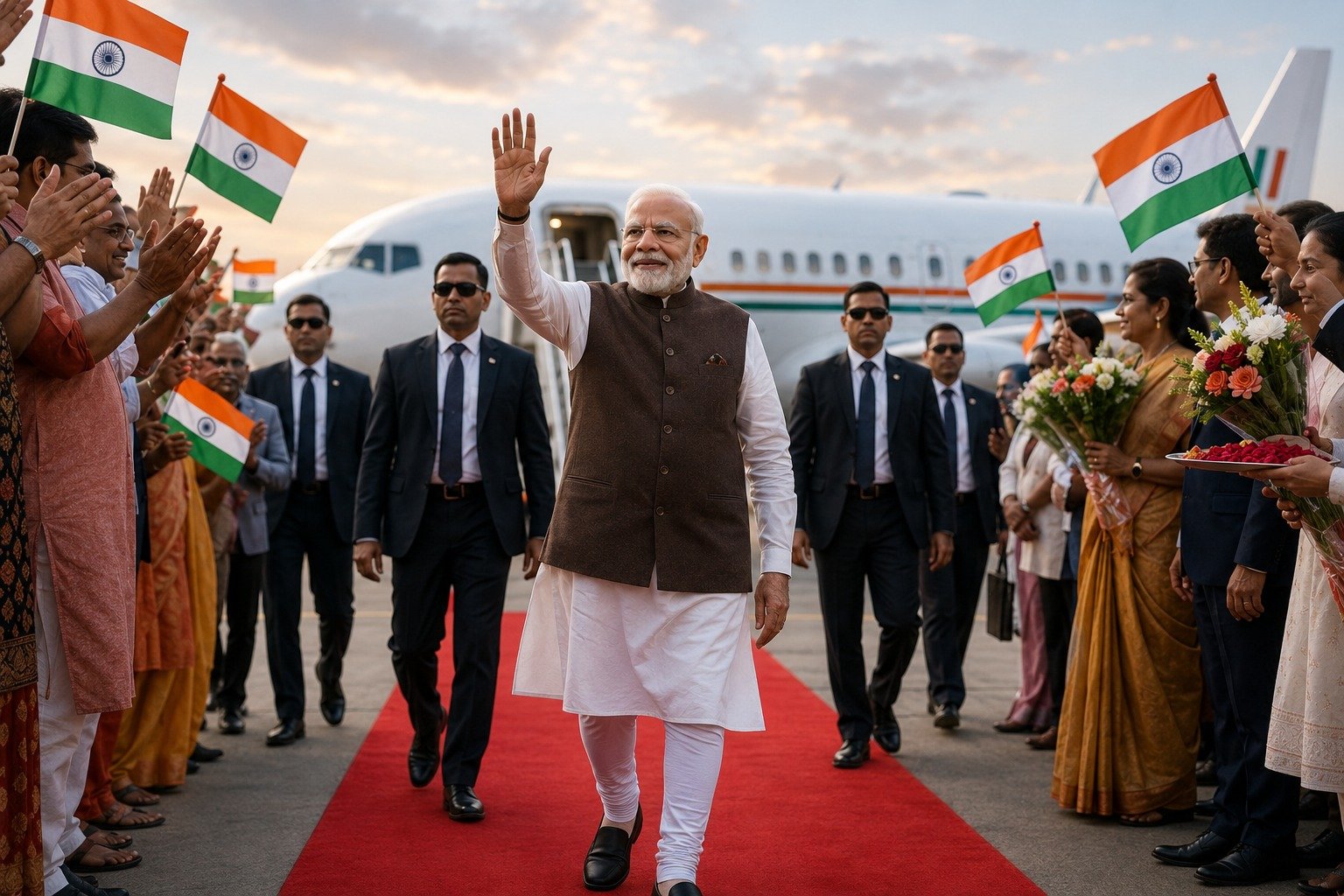 PM Modi Returns After Five-Nation Tour, Secures Key Energy, Tech and Climate Partnerships Across Europe and UAE..